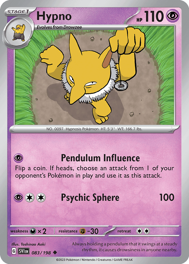 Hypno (Normal • NM)