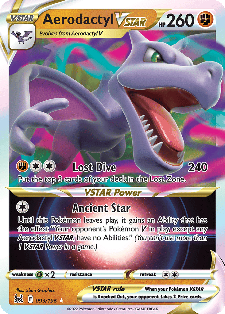 Aerodactyl VSTAR (Holofoil • NM)