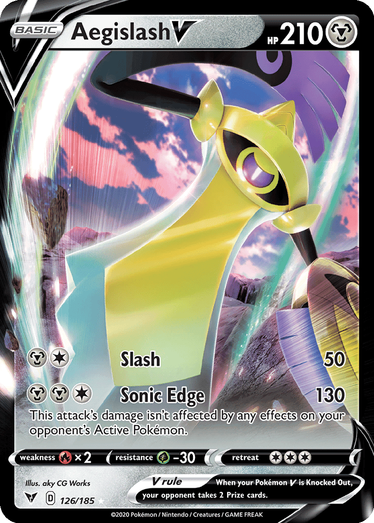 Aegislash V (Holofoil • NM)