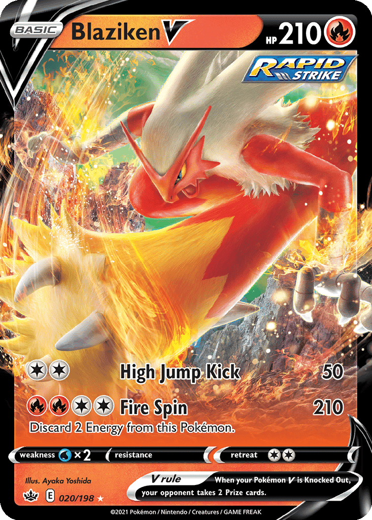 Blaziken V (Holofoil • NM)