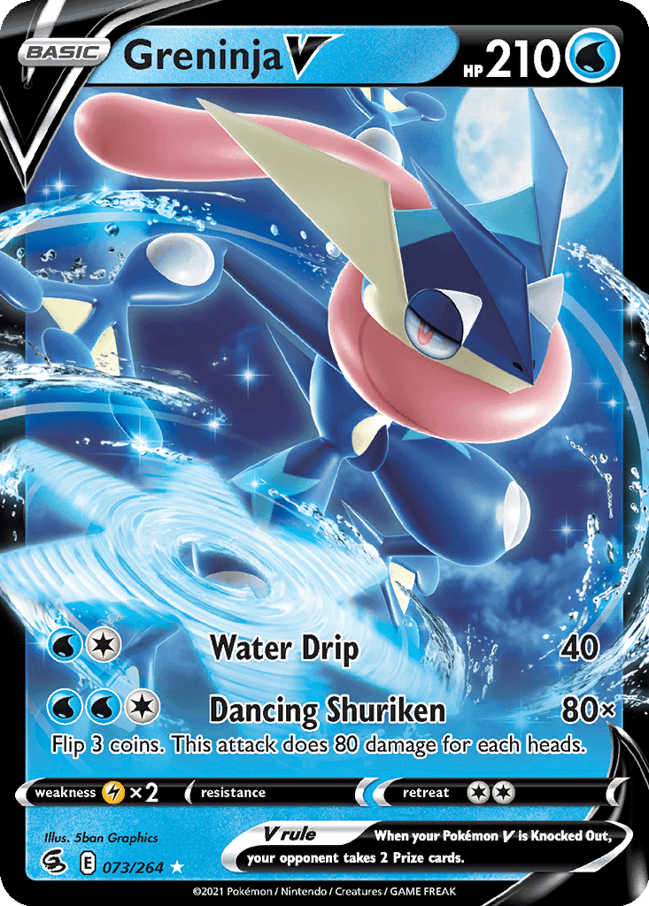 Greninja V (Holofoil • NM)