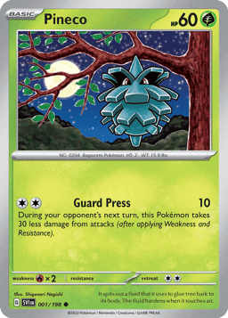 Pineco (Reverse Holofoil • NM)