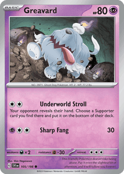 Greavard - 105/198 (Reverse Holofoil • NM)