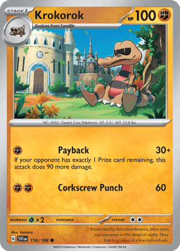 Krokorok (Reverse Holofoil • NM)