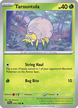 Tarountula - 016/198 (Reverse Holofoil • NM)