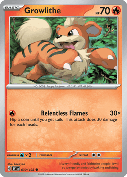 Growlithe - 030/198 (Reverse Holofoil • NM)