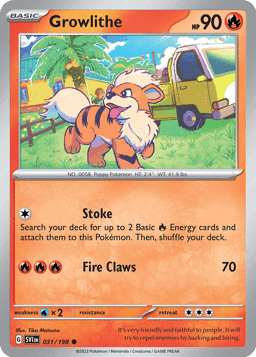 Growlithe - 031/198 (Reverse Holofoil • NM)