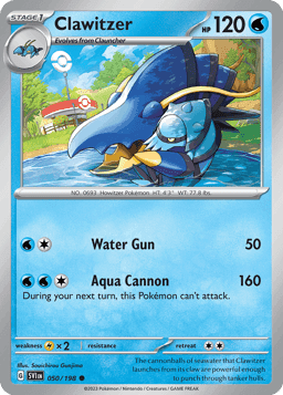 Clawitzer (Reverse Holofoil • NM)