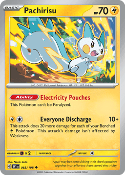 Pachirisu - 068/198 (Reverse Holofoil • NM)