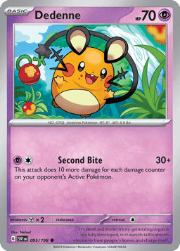 Dedenne - 095/198 (Reverse Holofoil • NM)