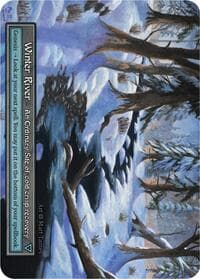 Winter River Foil Box Topper