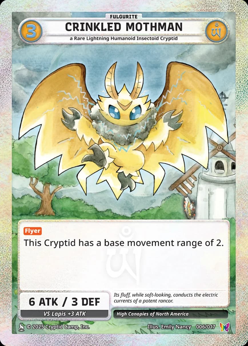 Crinkled Mothman (Normal / Vision Rare)