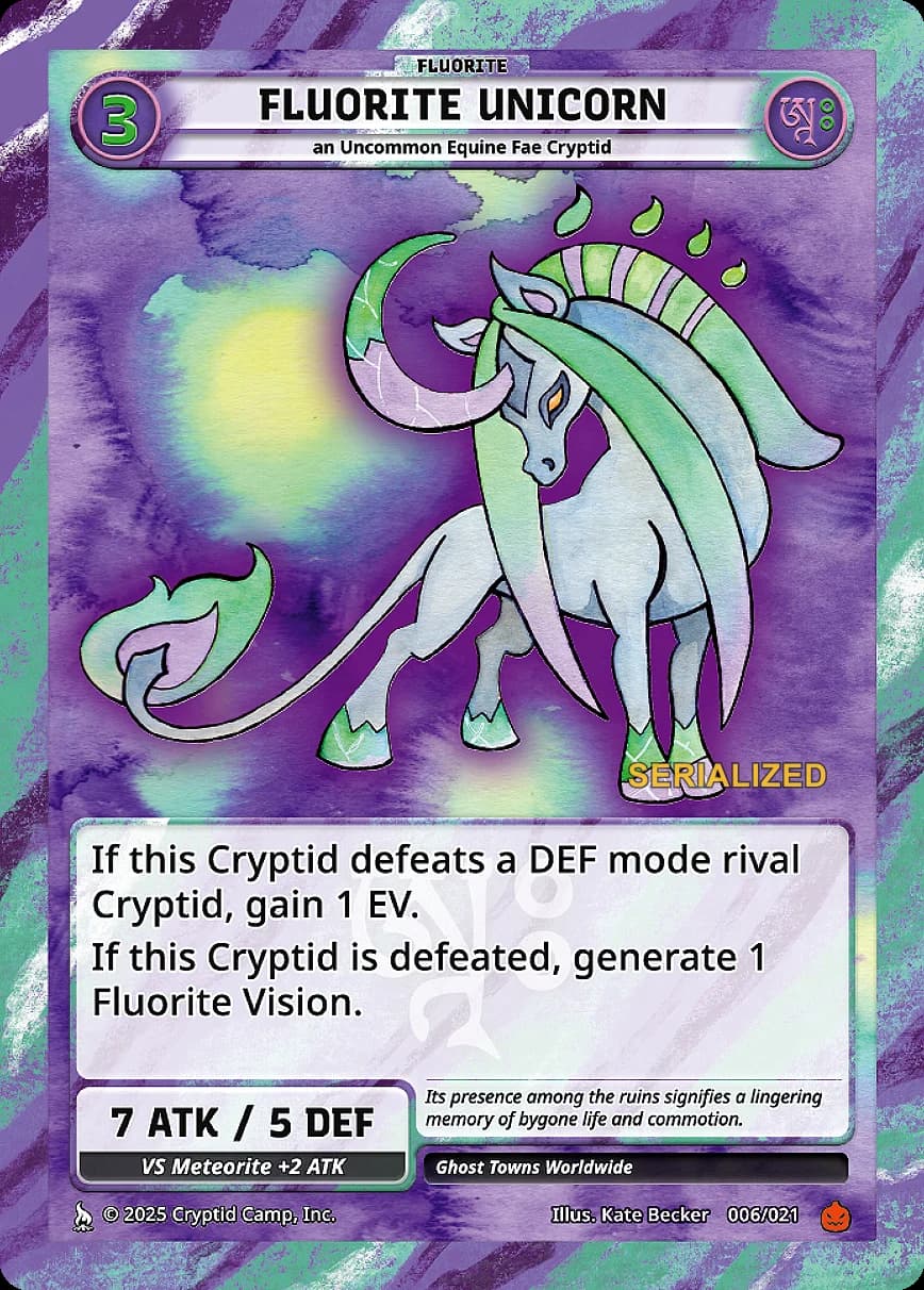 Fluorite Unicorn (Normal / Serialized)