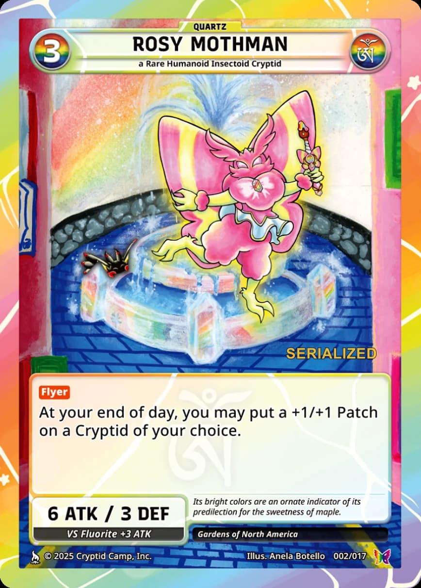 Rosy Mothman (Normal / Serialized)