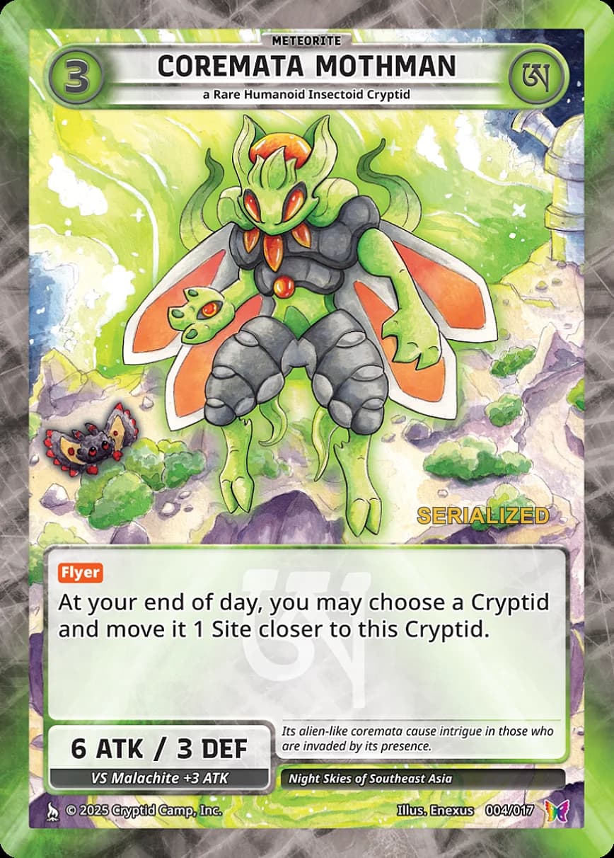 Coremata Mothman (Normal / Serialized)