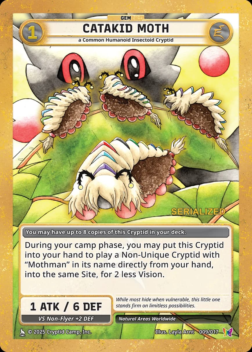 Catakid Moth (Normal / Serialized)