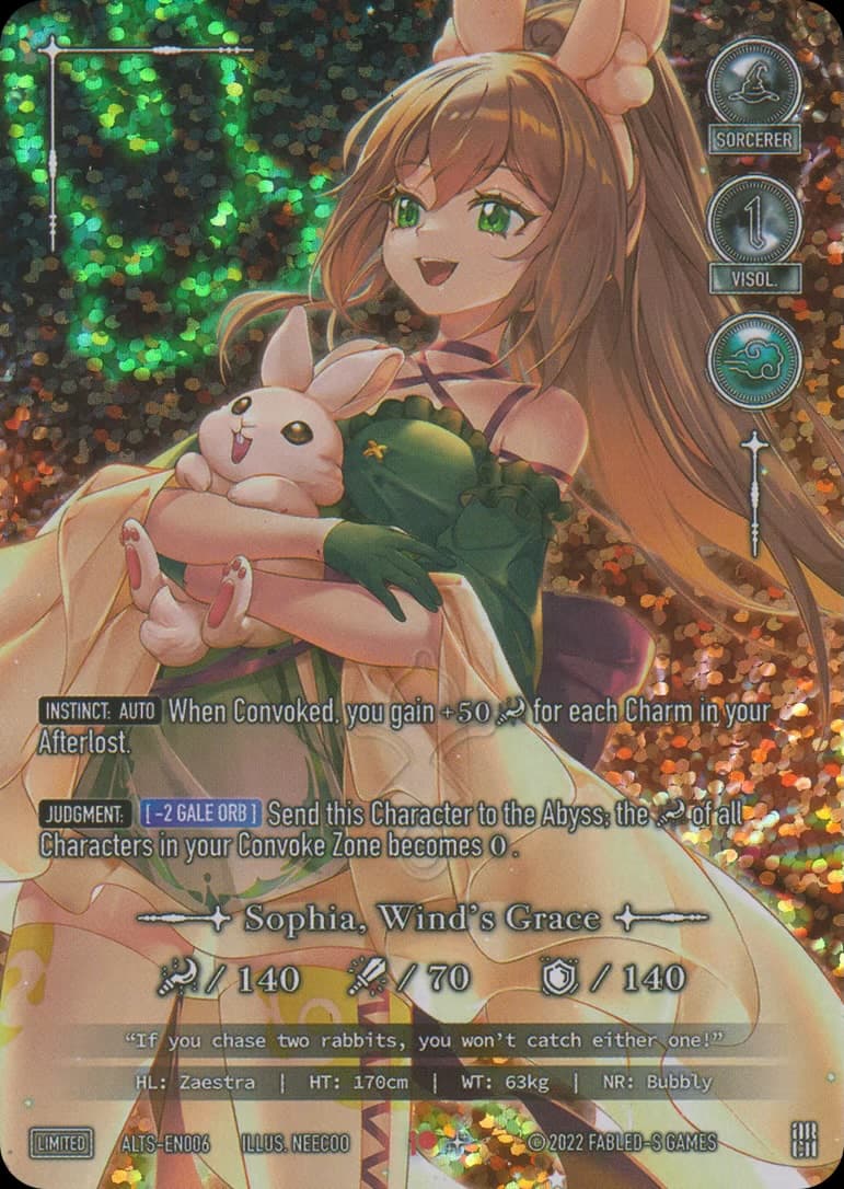 "Sophia, Wind's Grace" (Tan Rabbit Variant)