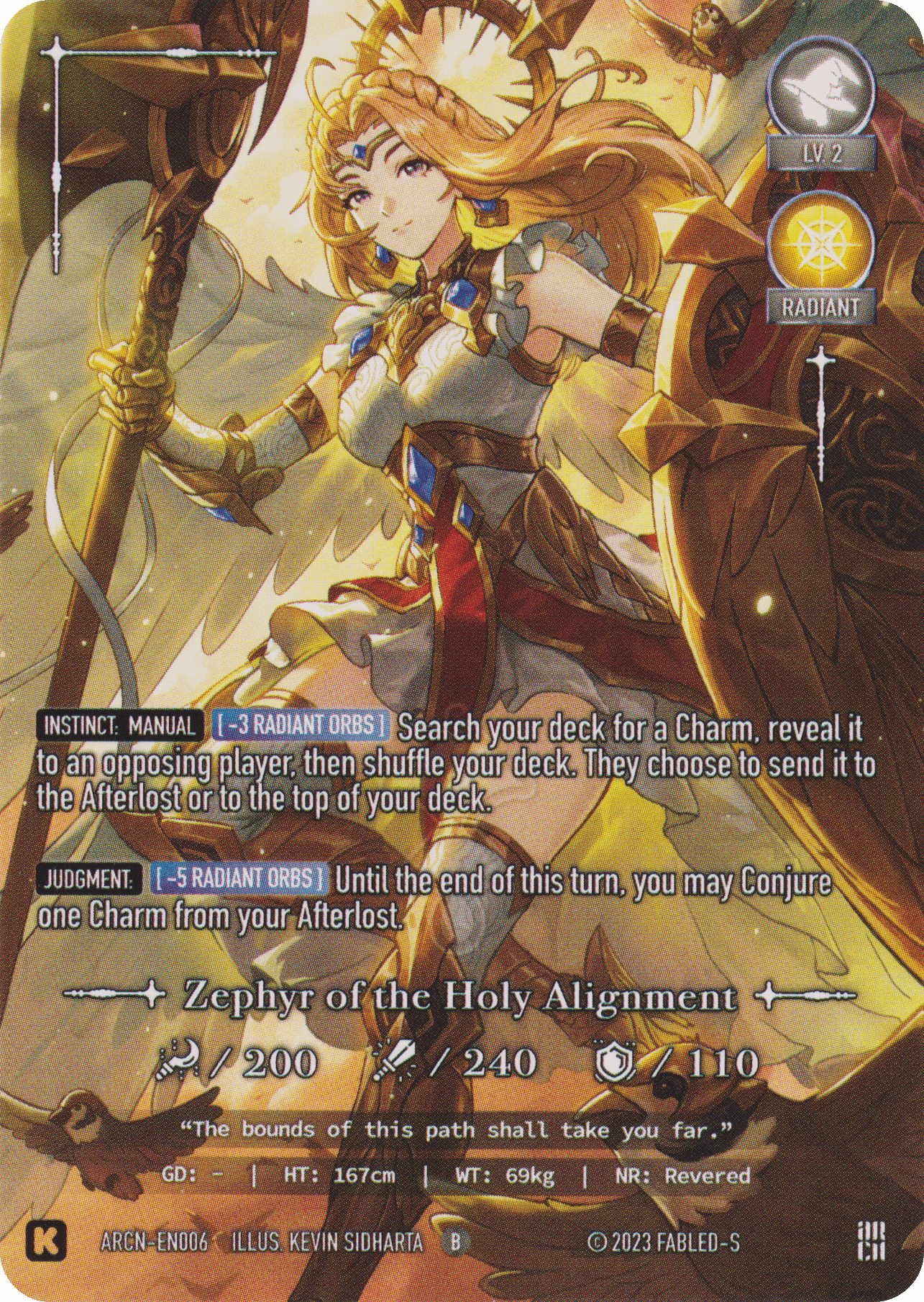 Zephyr of the Holy Alignment