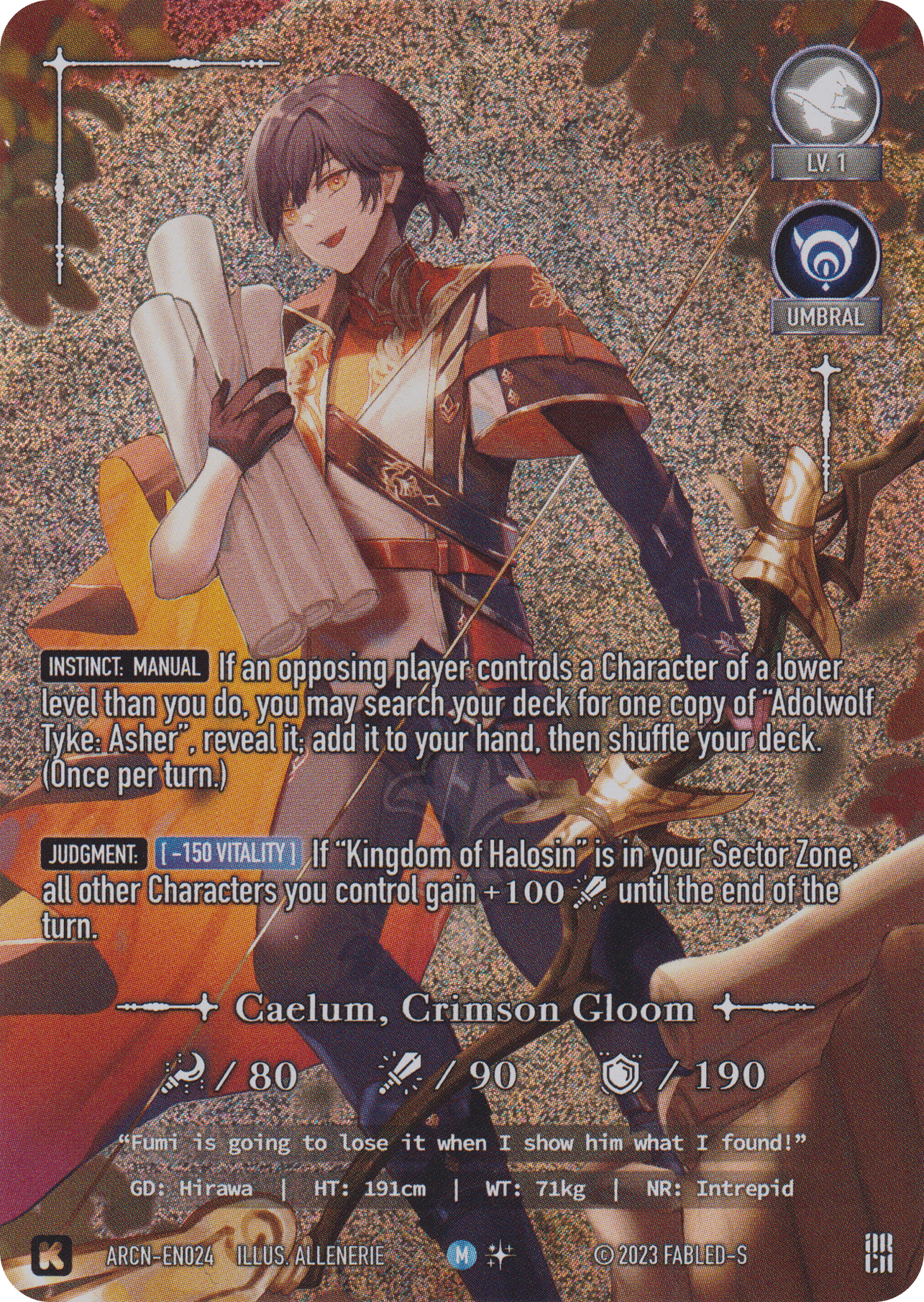 Caelum, Crimson Gloom