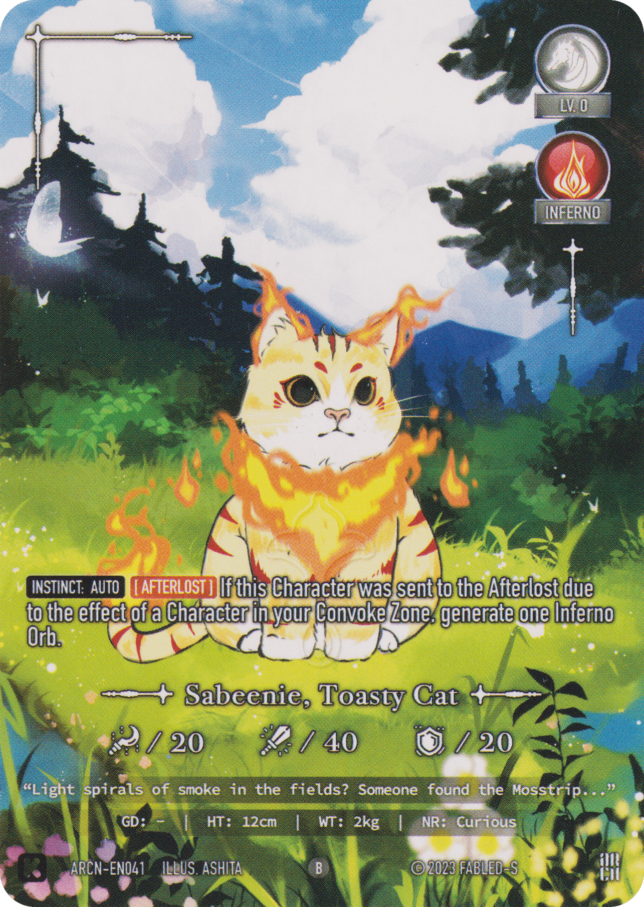 Sabeenie, Toasty Cat