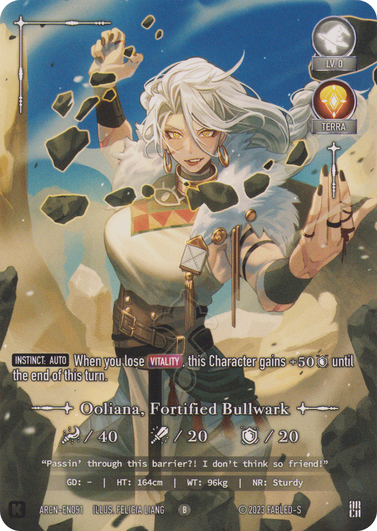 Ooliana, Fortified Bulwark