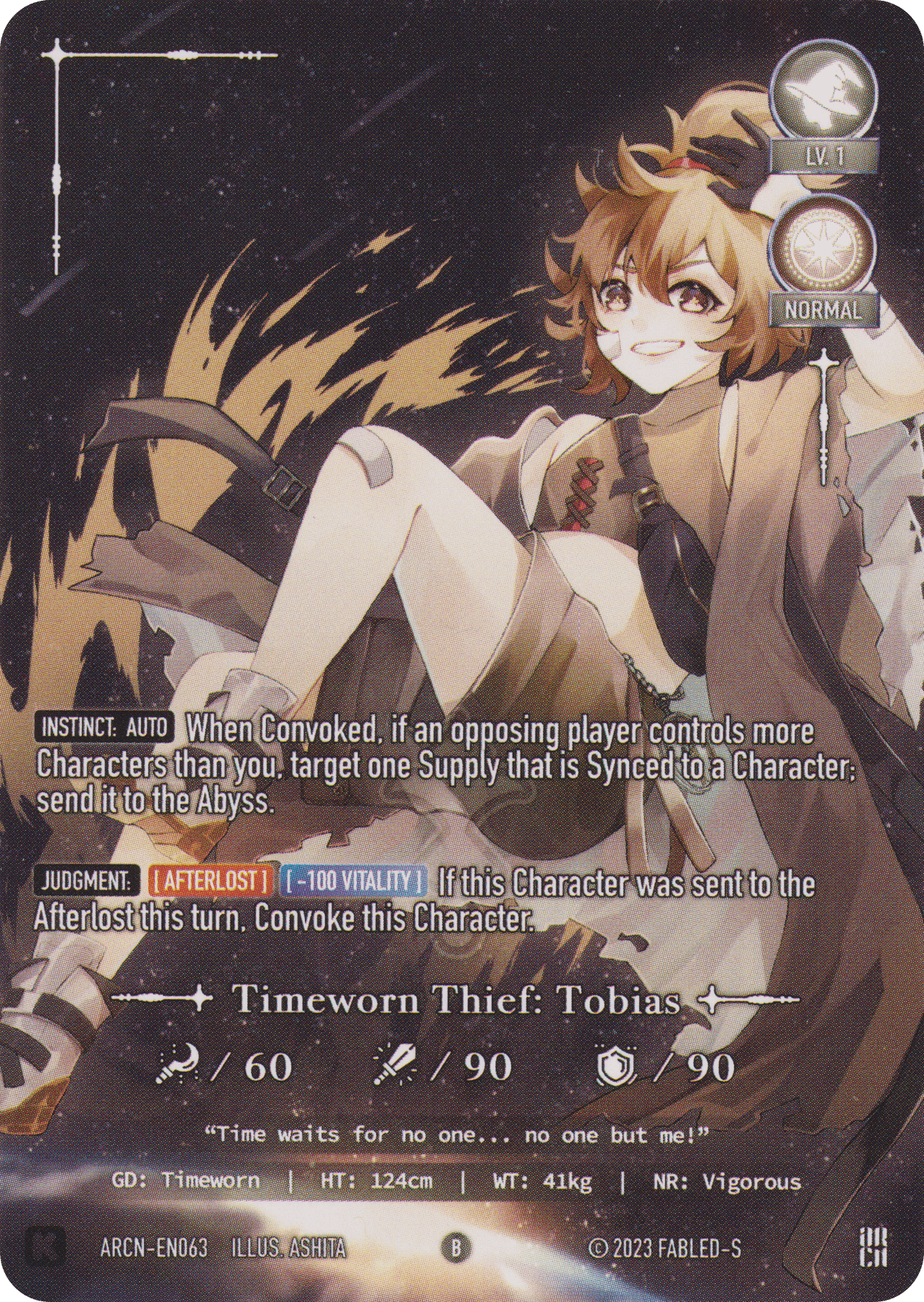 Timeworn Thief: Tobias