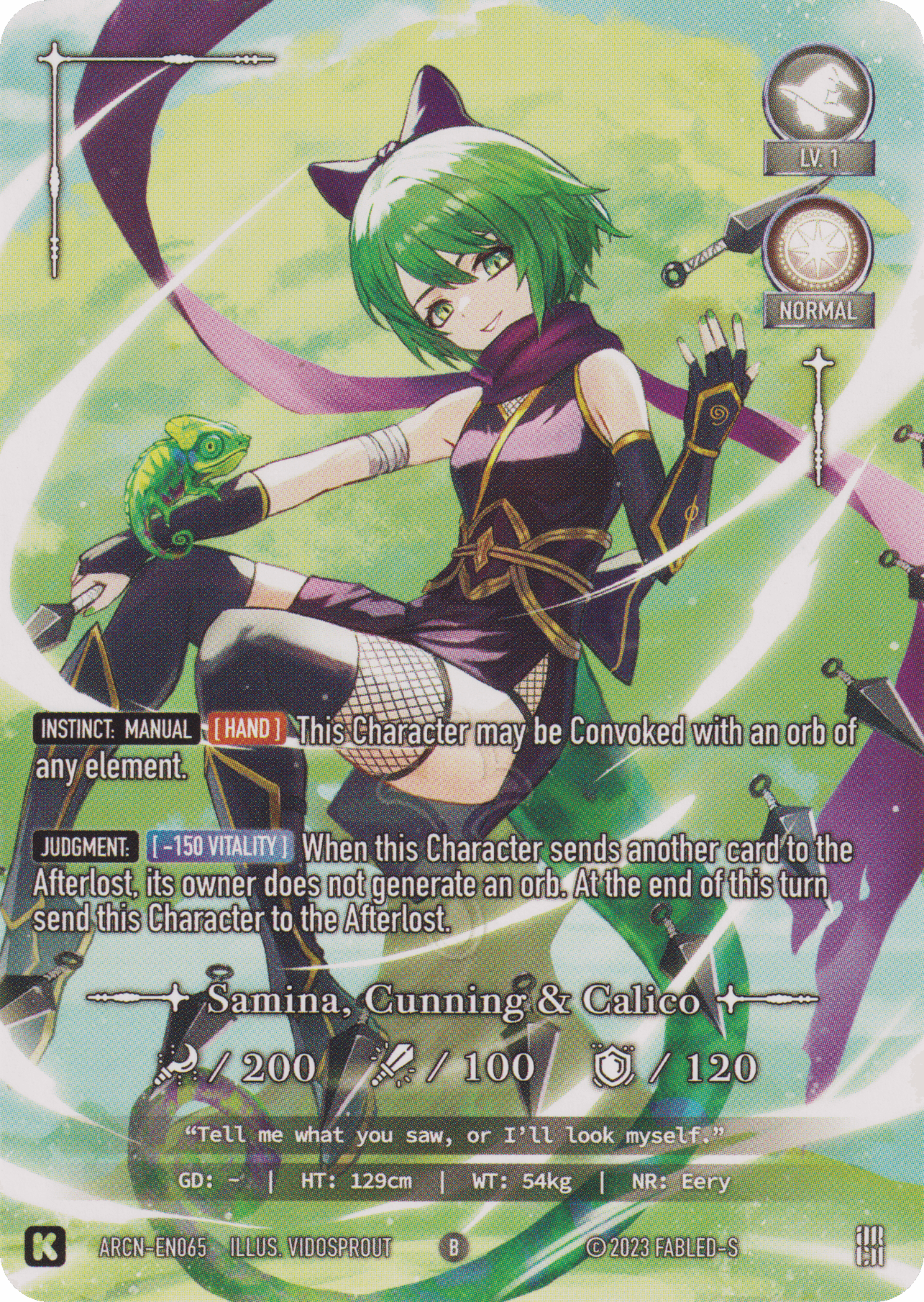 Samina, Cunning & Calico