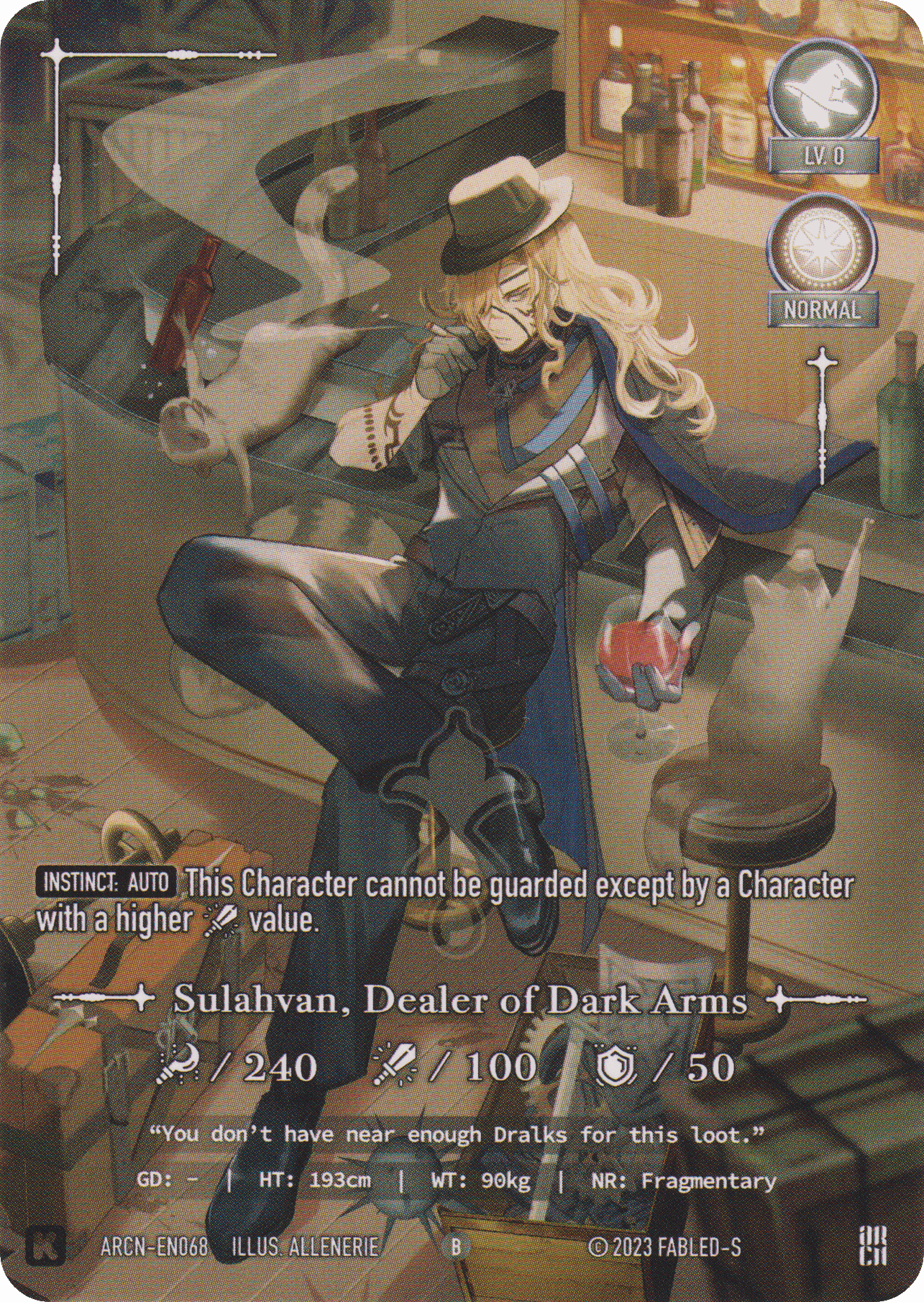 Sulahvan, Dealer of Dark Arms