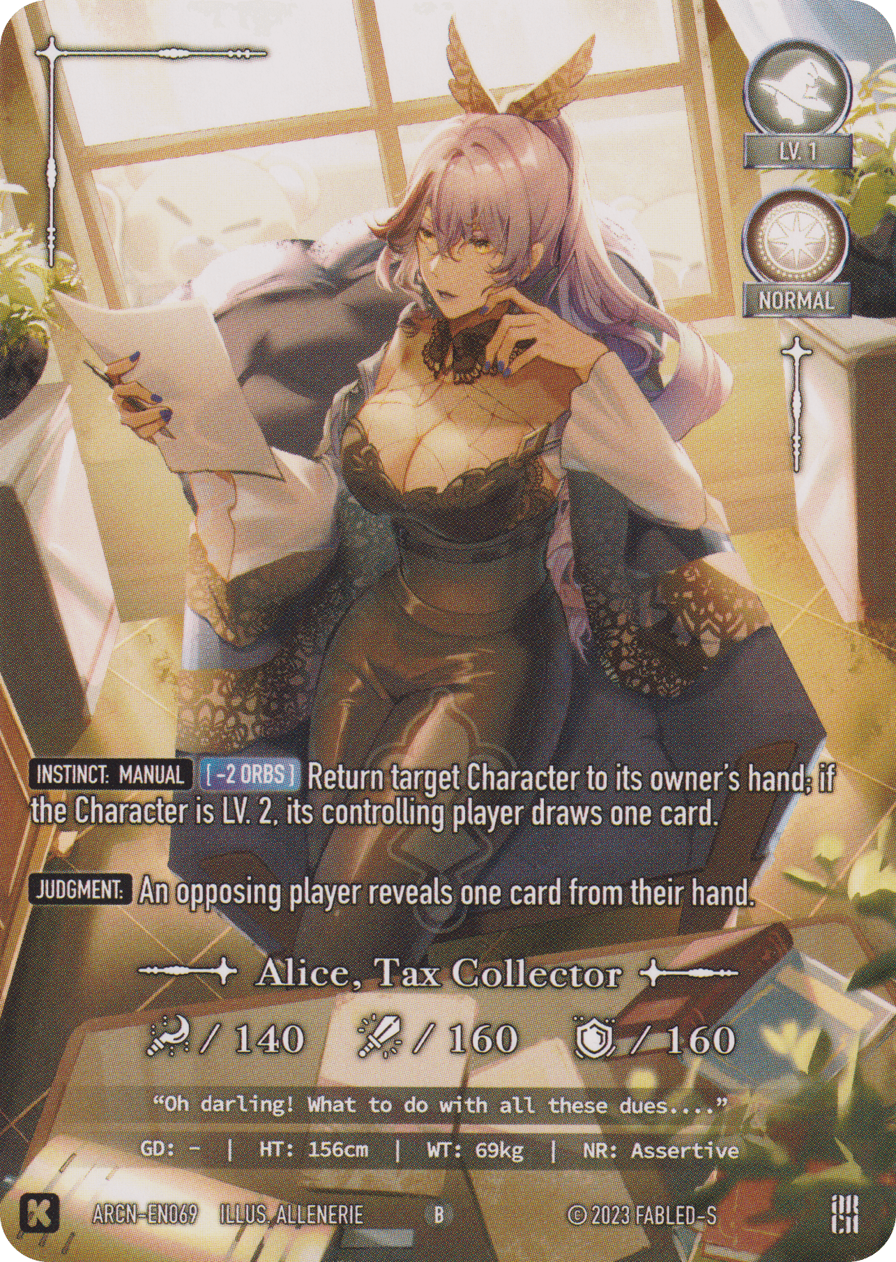 Alice, Tax Collector