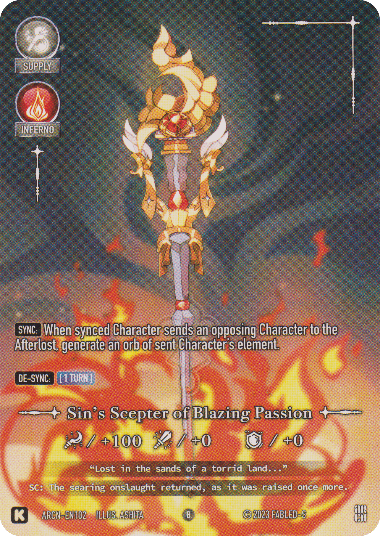 Sin's Scepter of Blazing Passion
