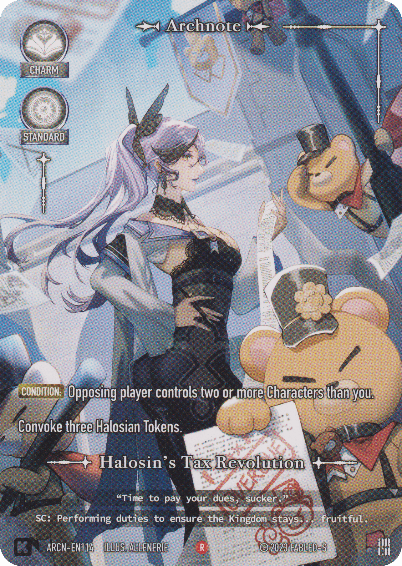 Halosin's Tax Revolution