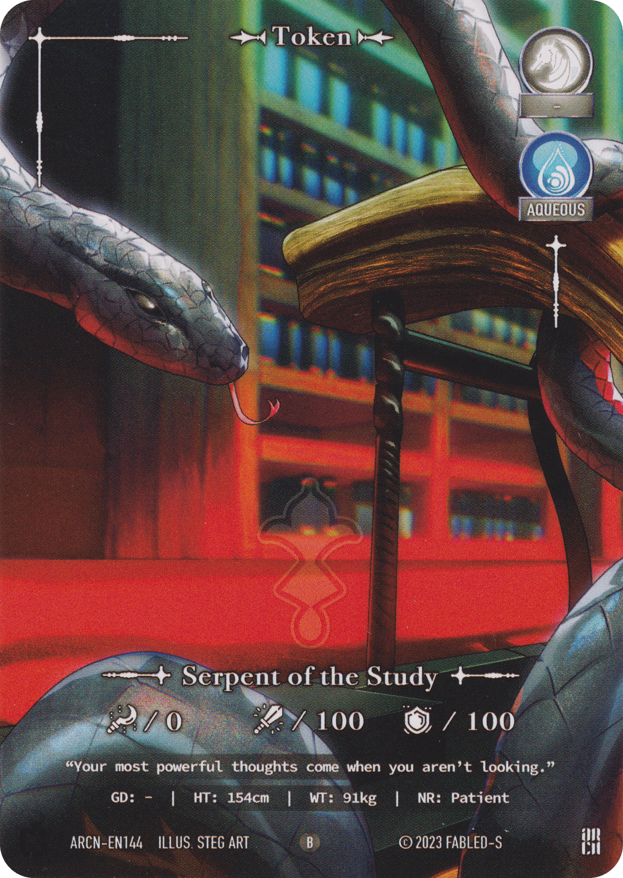Serpent of the Study Token