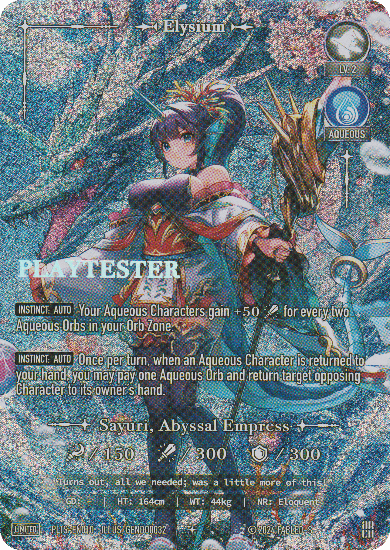 Sayuri, Abyssal Empress