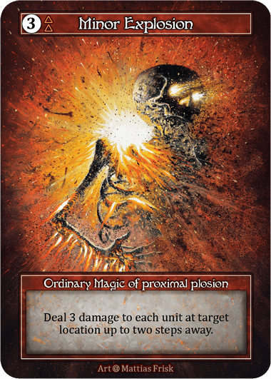Minor Explosion (Foil)