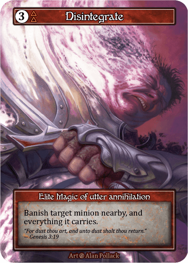 Disintegrate (Foil)