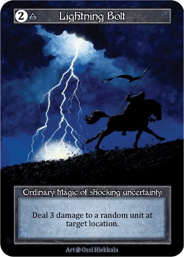 Lightning Bolt (Team Covenant Promo) (Foil)