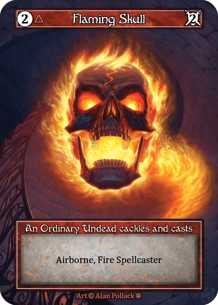 Flaming Skull (Foil)