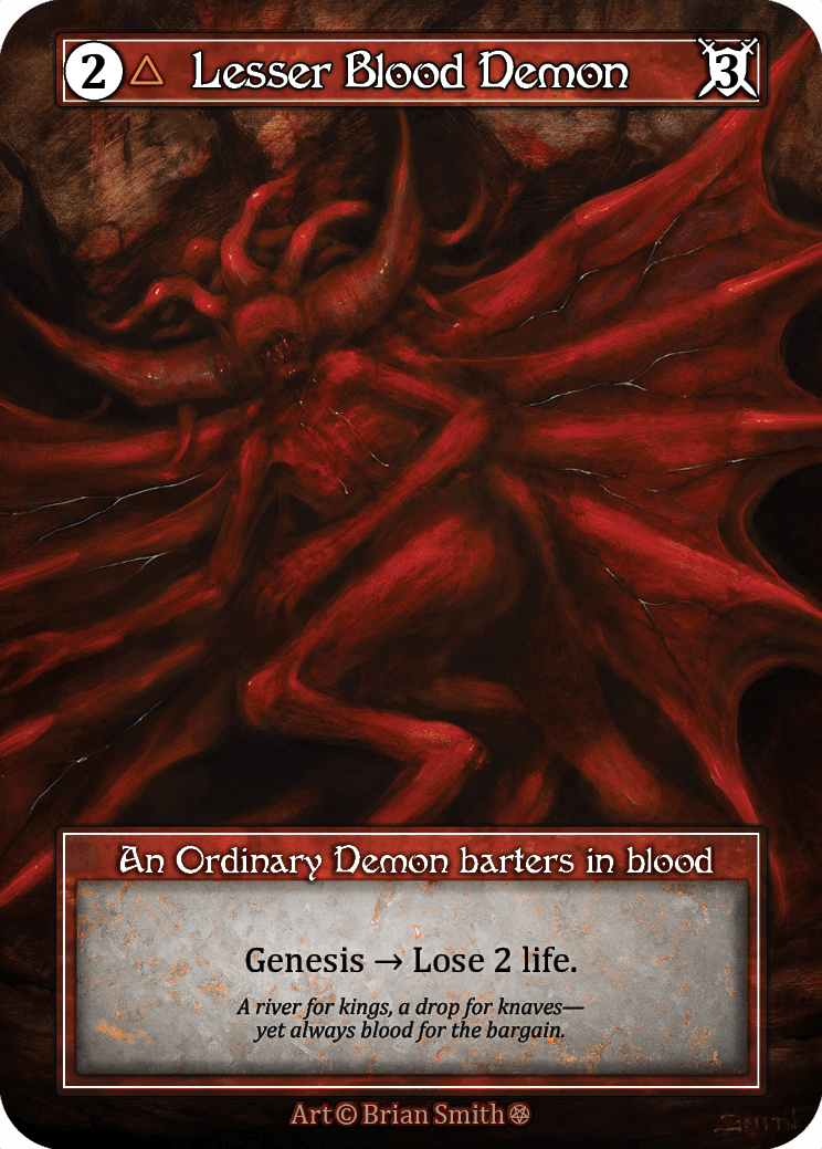 Lesser Blood Demon (Foil)