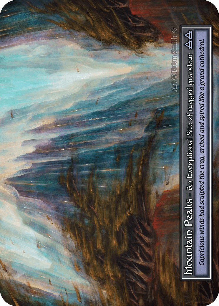 Mountain Peaks (Foil)