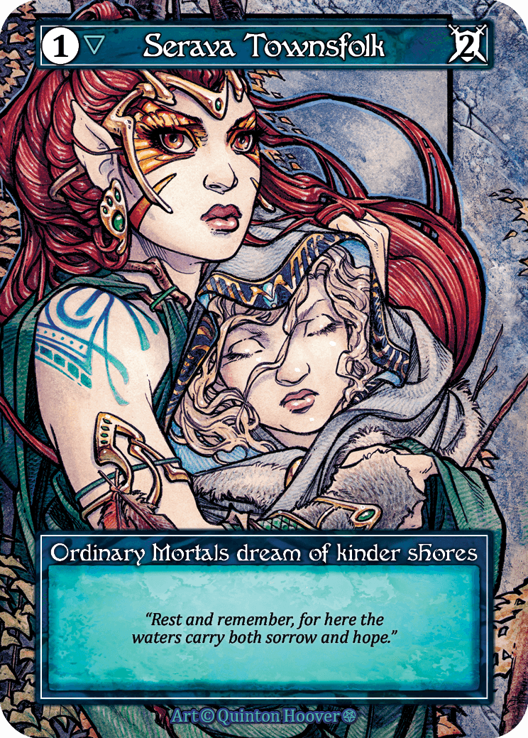Serava Townsfolk (Foil)