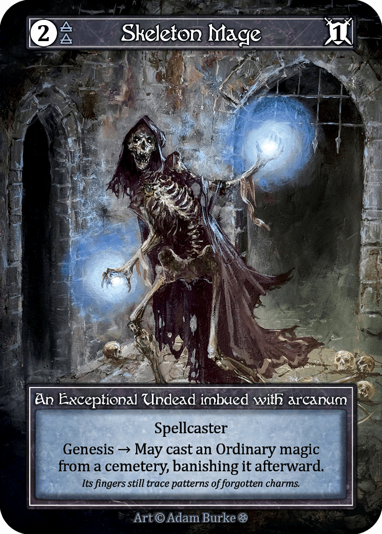 Skeleton Mage (Foil)