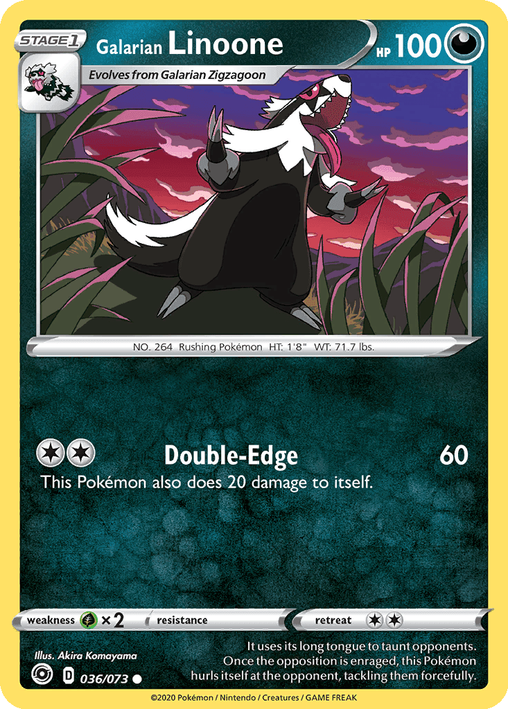 Galarian Linoone (Reverse Holofoil • NM)