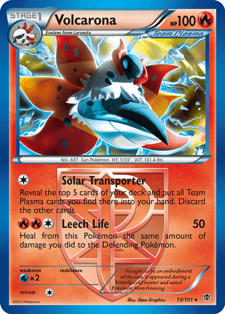 Volcarona (Team Plasma) (Normal • NM)
