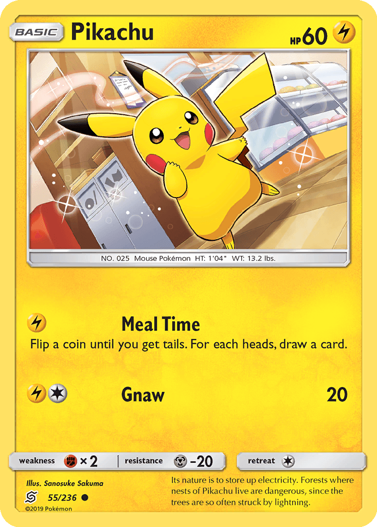 Pikachu (55) (Reverse Holofoil • NM)