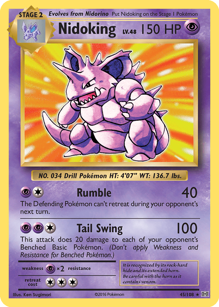 Nidoking (Reverse Holofoil • NM)