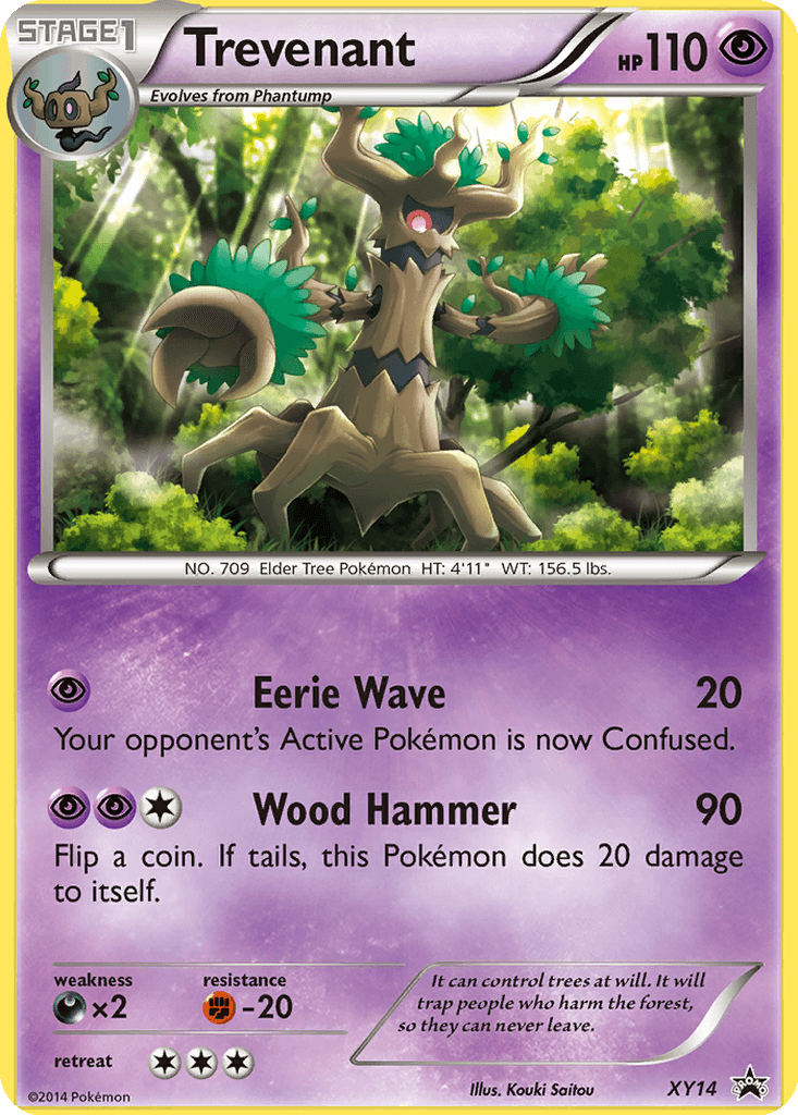 Trevenant - XY14 (Holofoil • NM)