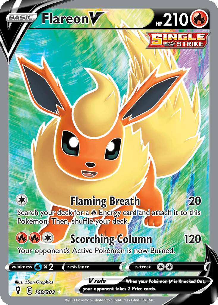 Flareon V (Full Art) (Holofoil • NM)