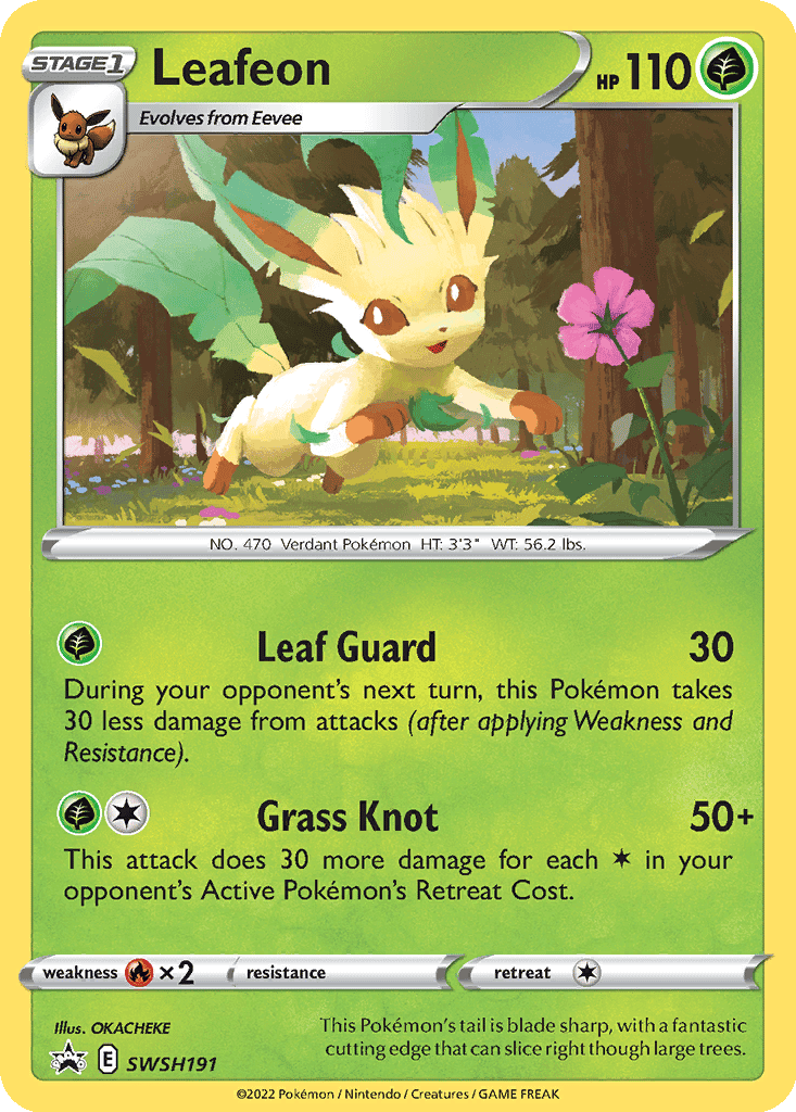 Leafeon - SWSH191 (Holofoil • NM)