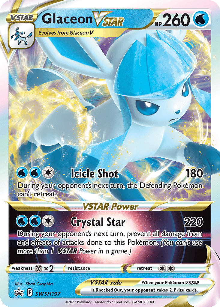 Glaceon VSTAR - SWSH197 (Holofoil • NM)
