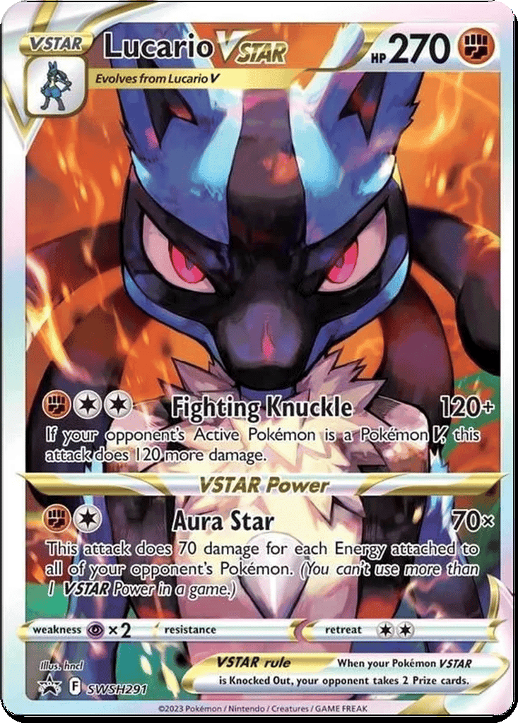 Lucario VSTAR - SWSH291 (Holofoil • NM)